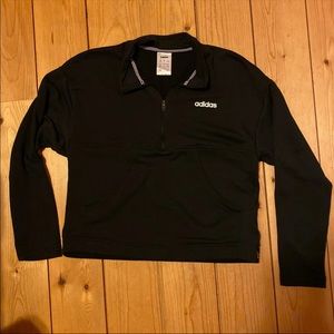 Adidas half zip sweater